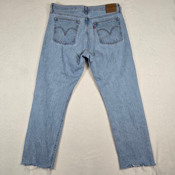 Levi's Premium Wedgie Straight Big E (new collection) Womens 32 0729 - Picture 2 of 13